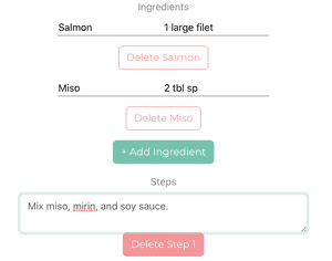 recipe app